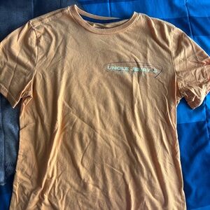 Boys Sonoma uncle Jerry’s fishing orange shirt